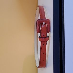 Authentic red Longchamp belt